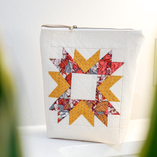Starburst Toiletry Bag PDF Pattern