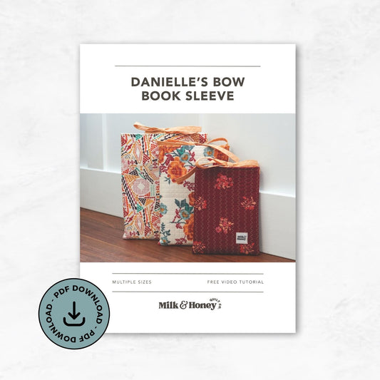 Danielle's Bow Book Sleeve PDF Pattern