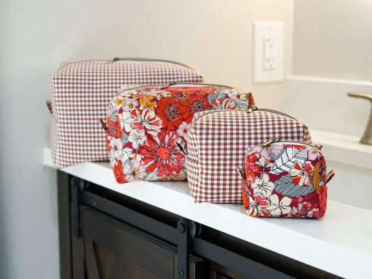 How to Sew a Boxy Makeup Bag with a Zipper (Beginner-Friendly!)