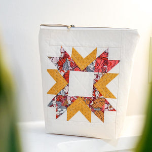 Starburst Toiletry Bag PDF Pattern