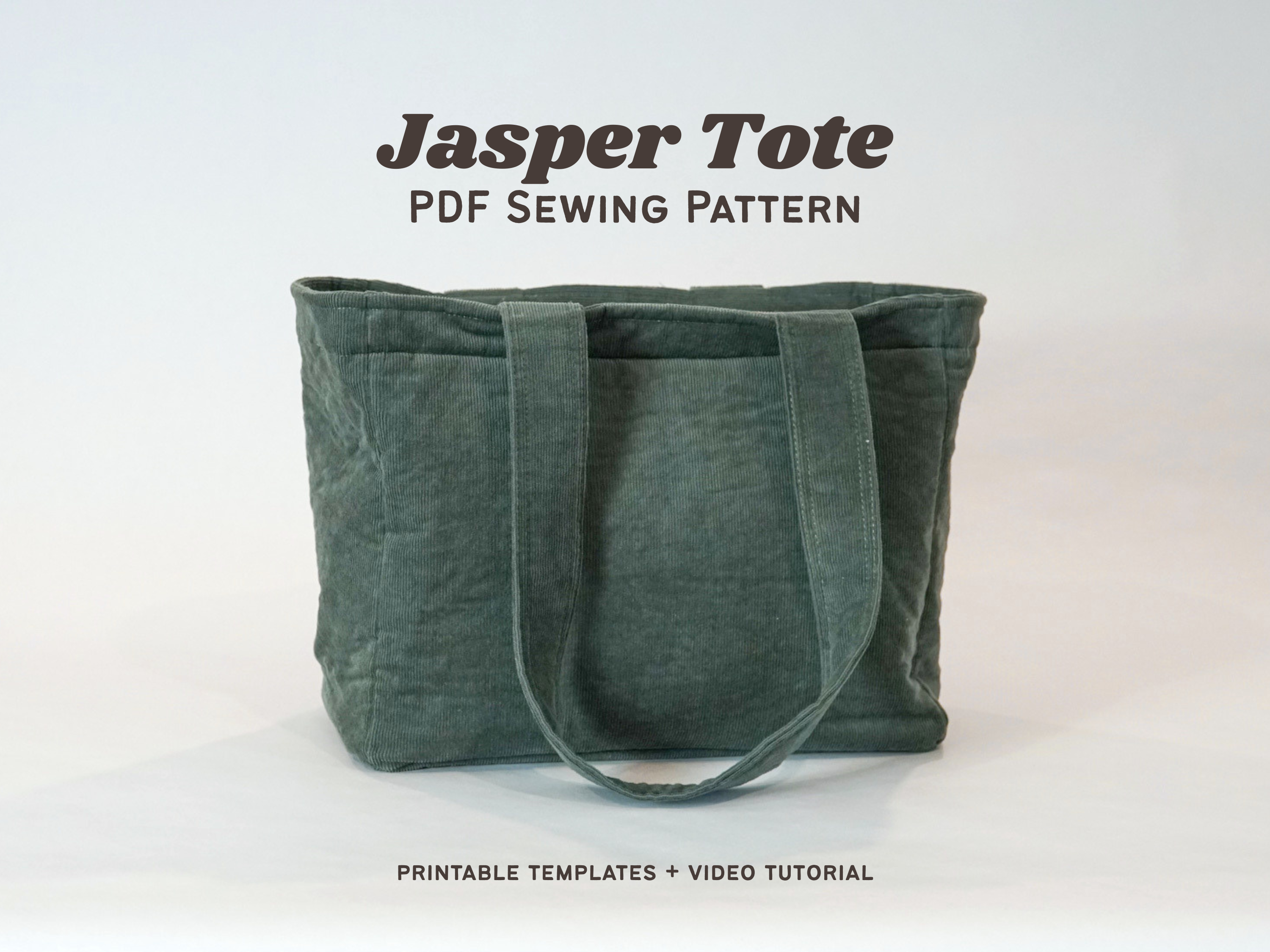 Jasper Tote PDF Sewing Pattern