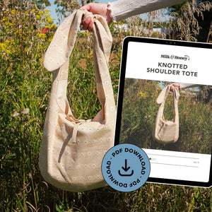 Knotted Shoulder Tote PDF Pattern