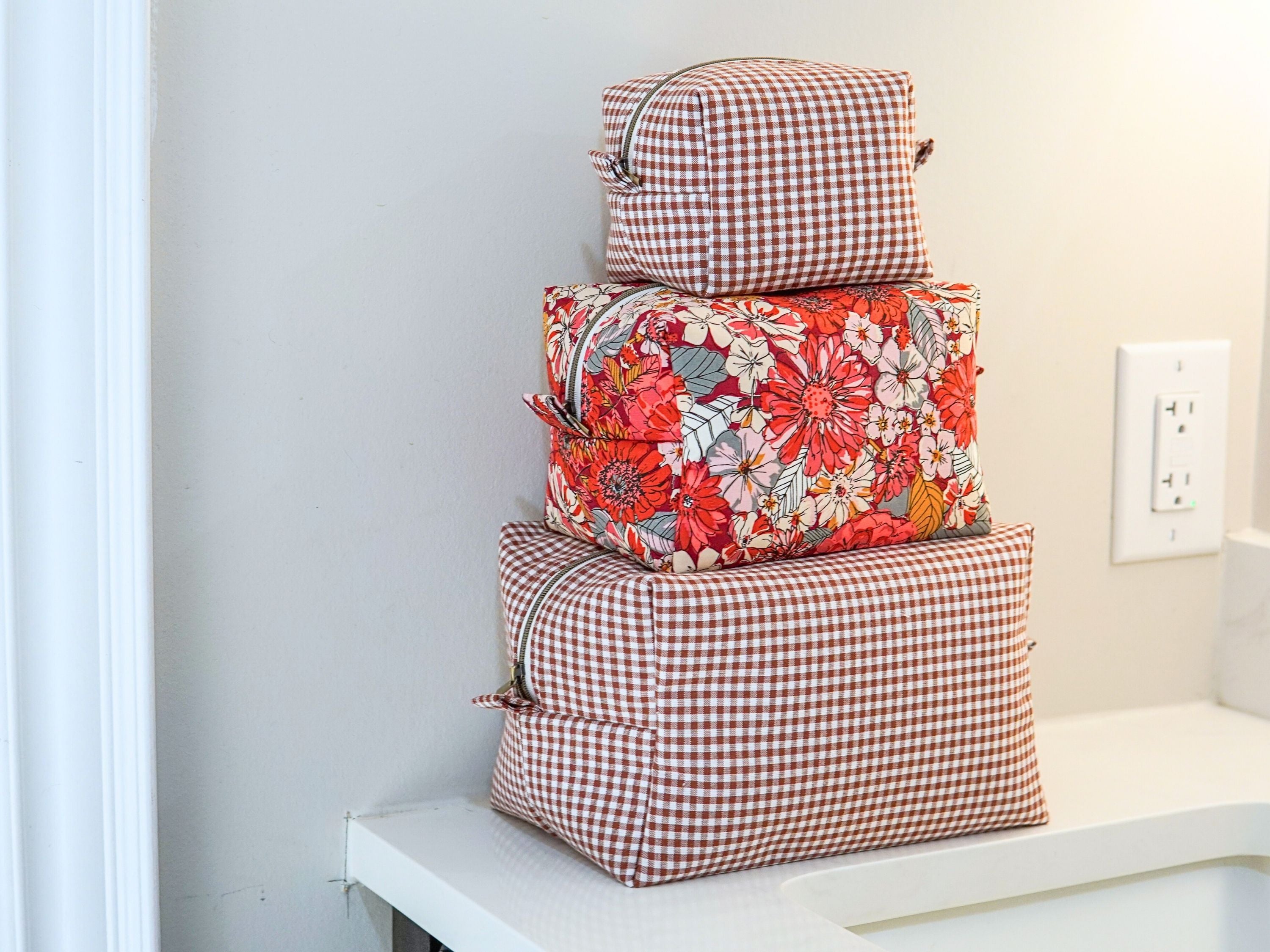 Basic Boxy Quilted Pouch PDF Pattern