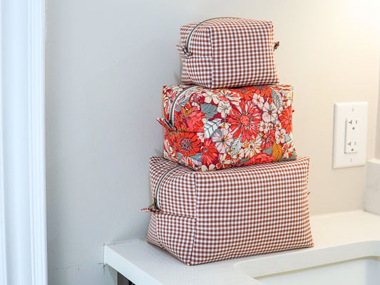 Basic Boxy Quilted Pouch PDF Pattern