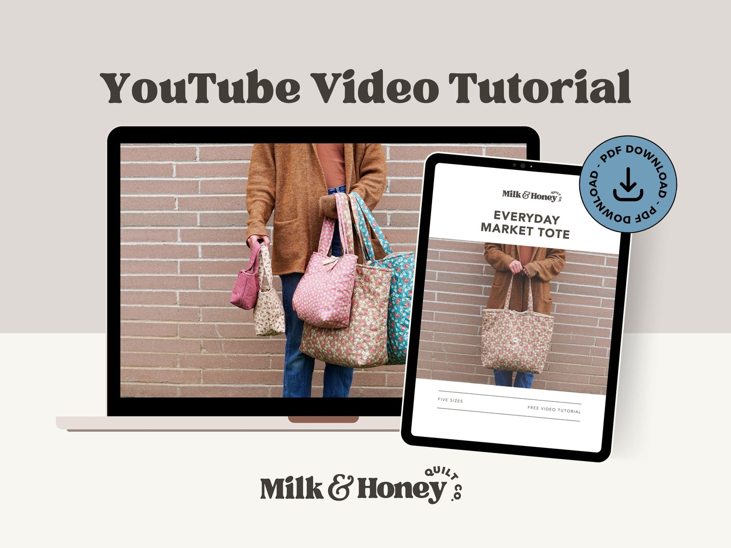 Everyday Market Tote PDF Pattern