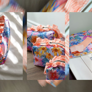 Ruffle Boxy Makeup Pouch PDF Pattern