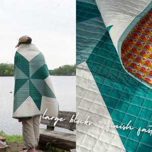 Patchwork Star Quilt Pattern Digital Download