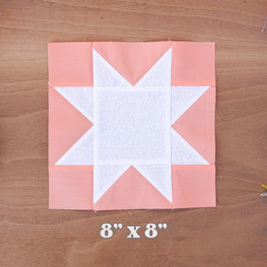 Sawtooth Star Quilt Block PDF Pattern