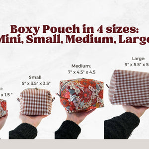 Basic Boxy Quilted Pouch PDF Pattern