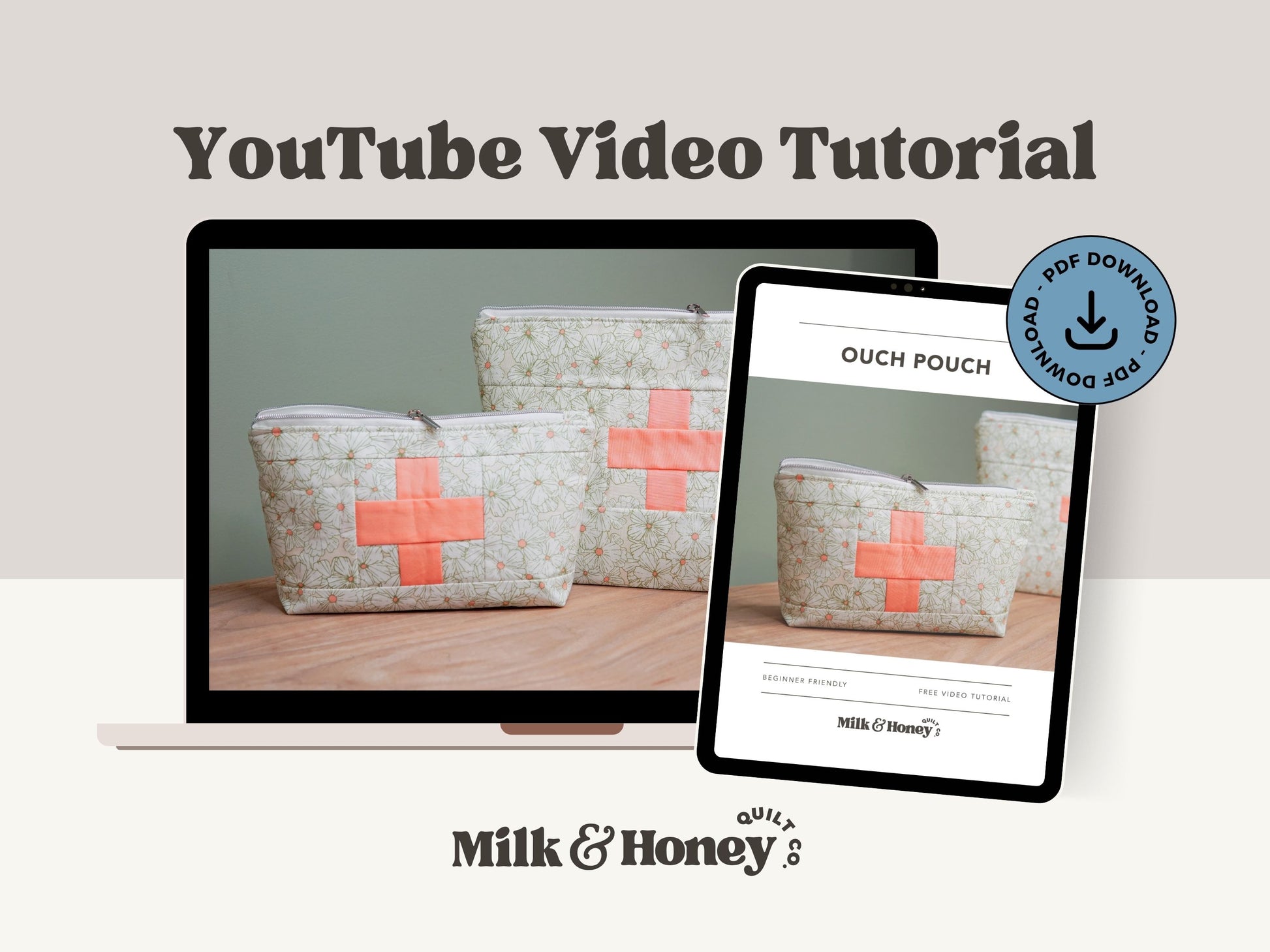 Ouch Pouch Travel Medic Bag PDF Pattern