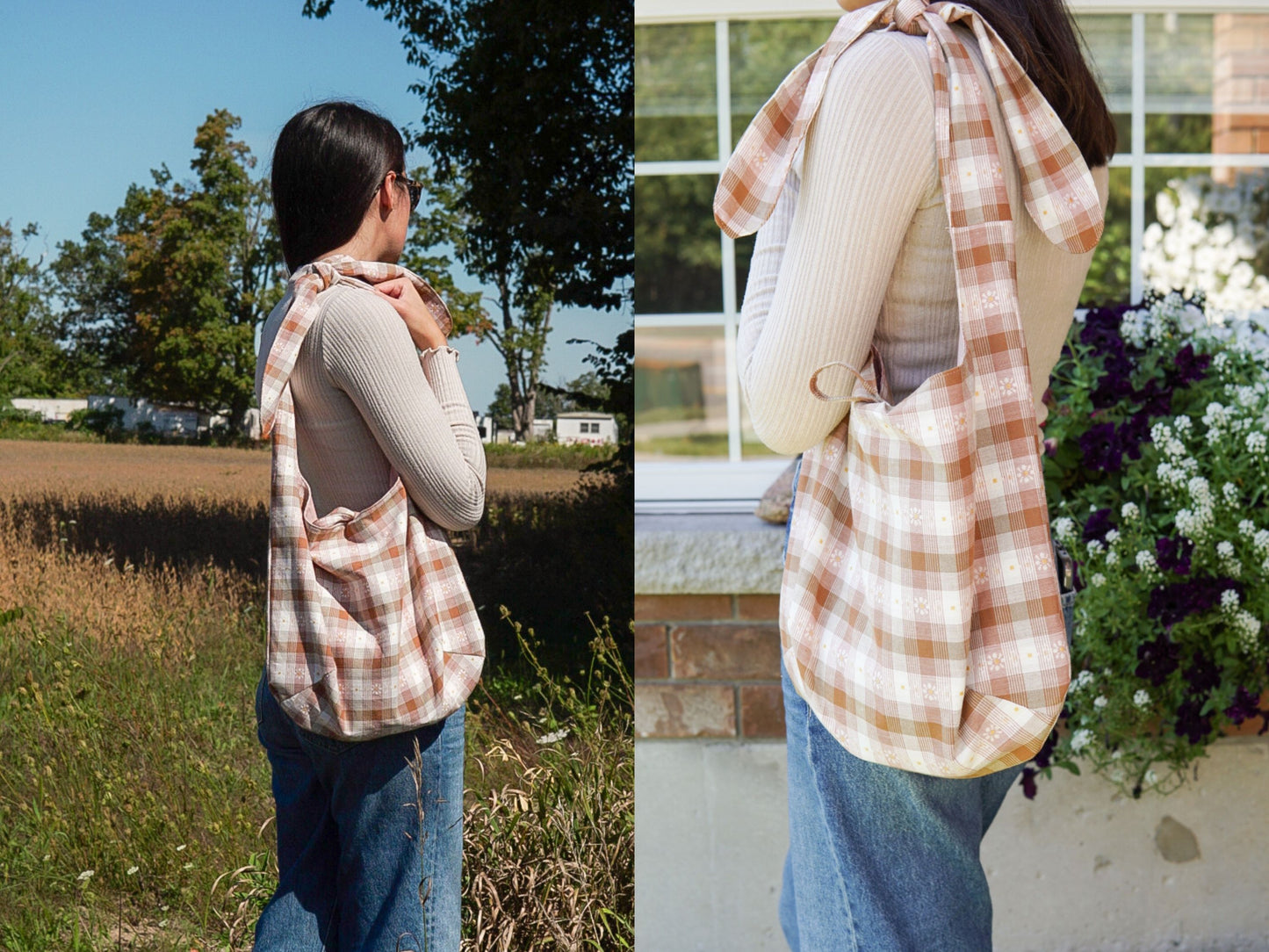 Knotted Shoulder Tote PDF Pattern