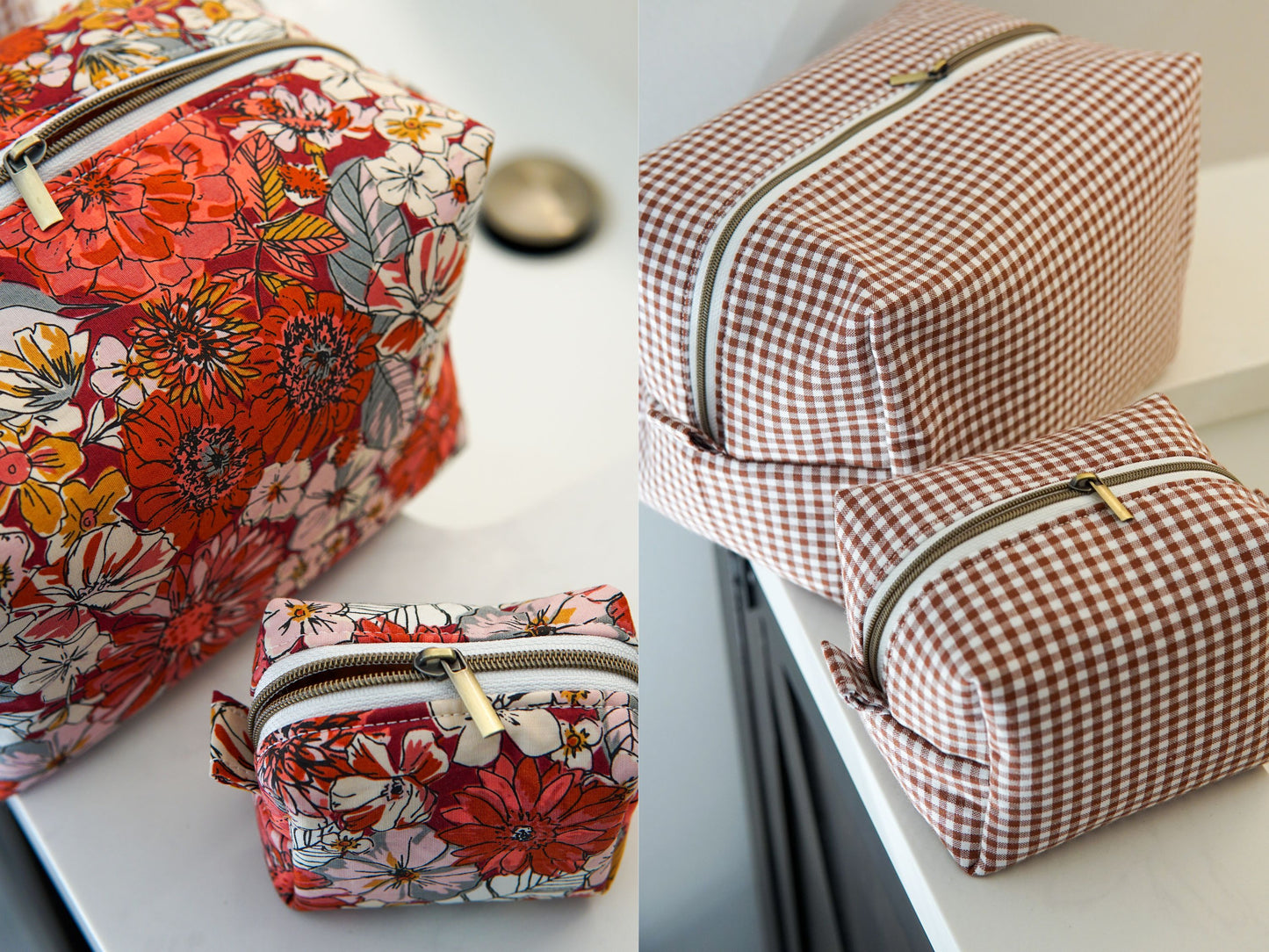 Basic Boxy Quilted Pouch PDF Pattern