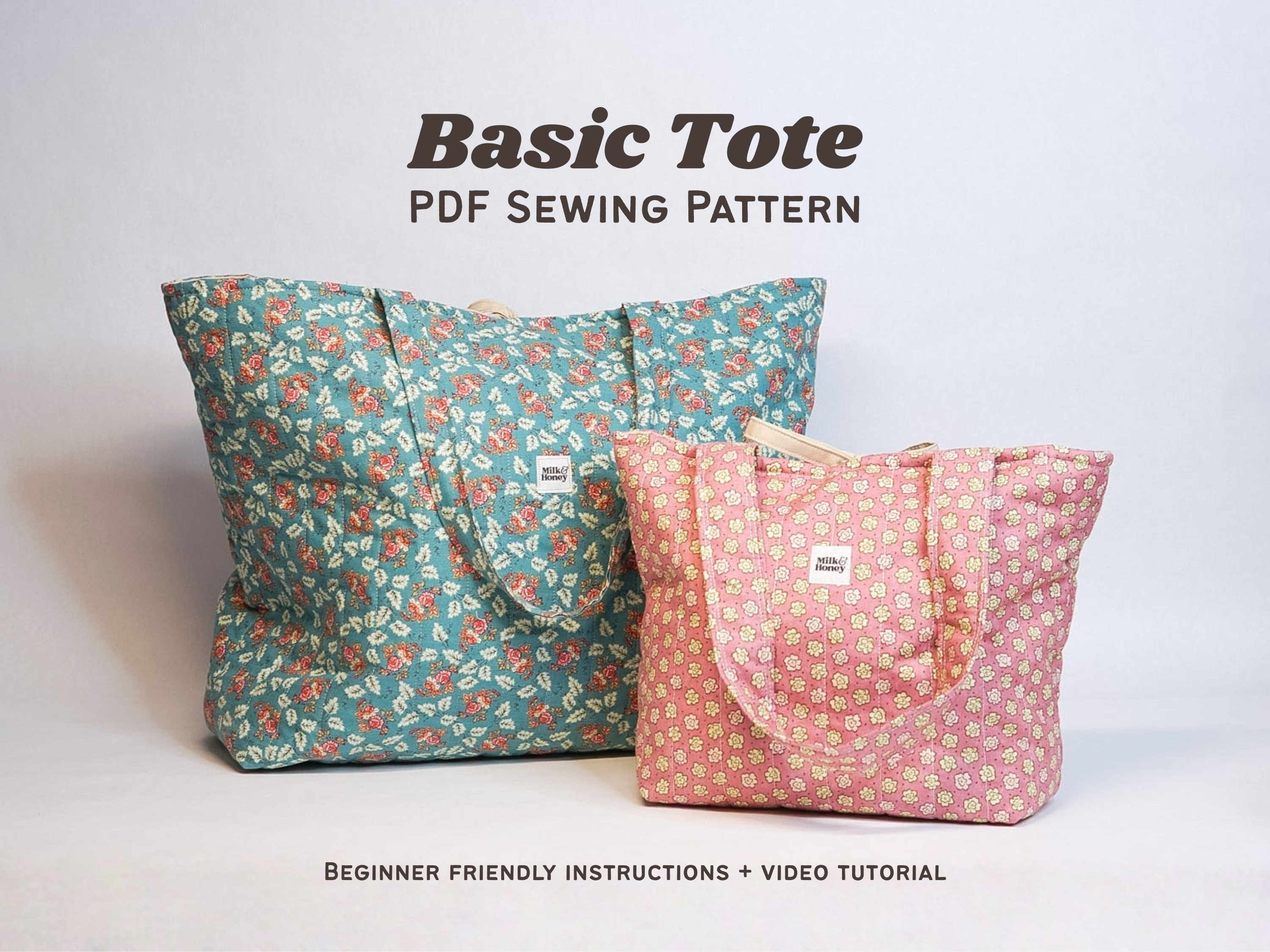 Everyday Market Tote PDF Pattern
