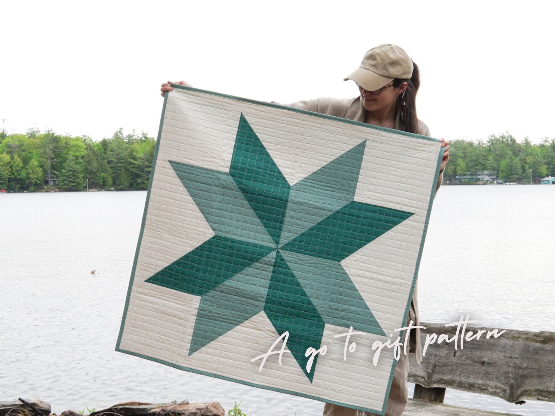 Patchwork Star Quilt Pattern Digital Download