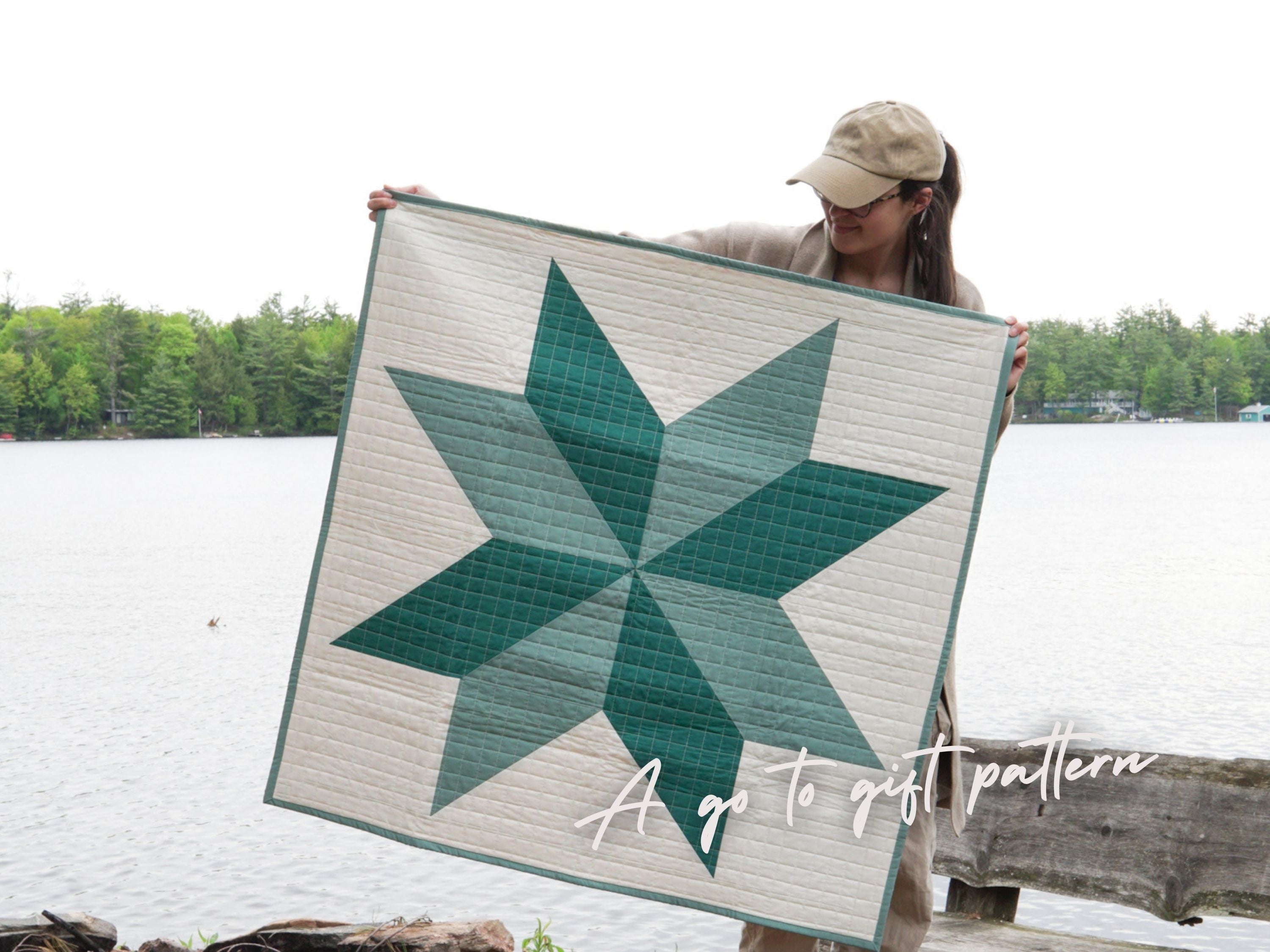 Patchwork Star Quilt Pattern Digital Download