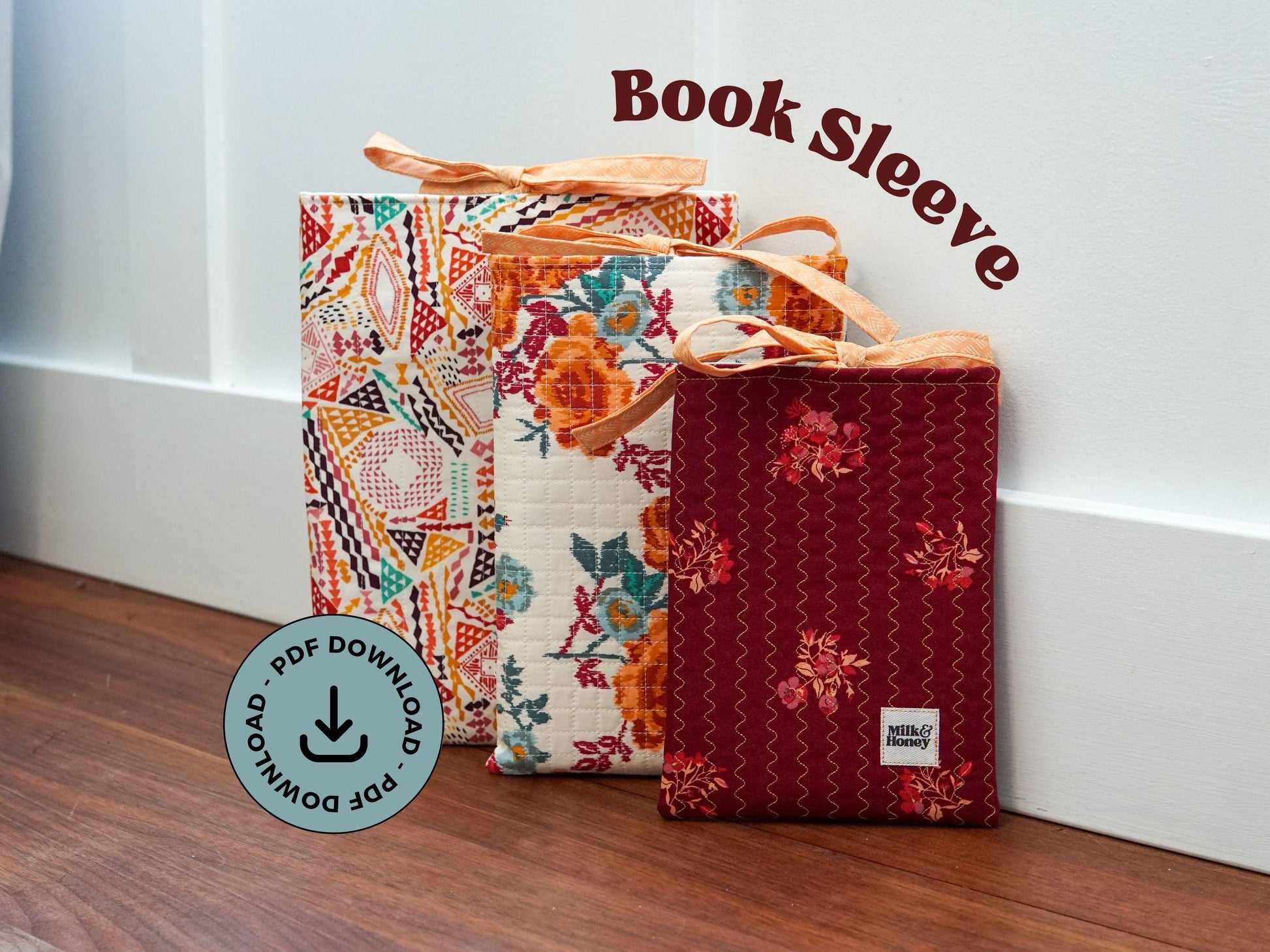 Danielle's Bow Book Sleeve PDF Pattern