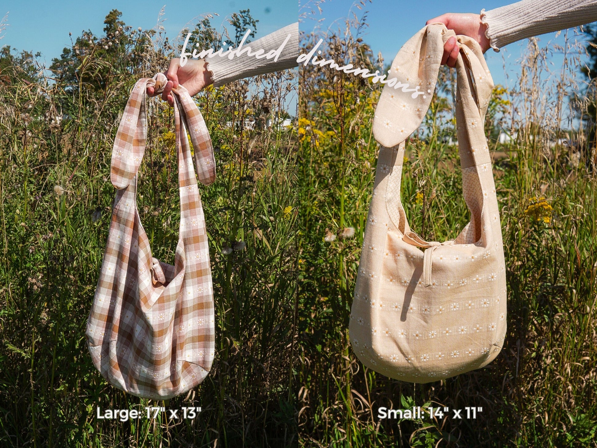 Knotted Shoulder Tote PDF Pattern