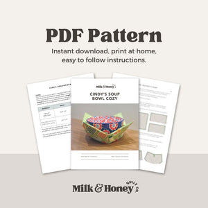 Cindy's Soup Bowl Cozy PDF Pattern