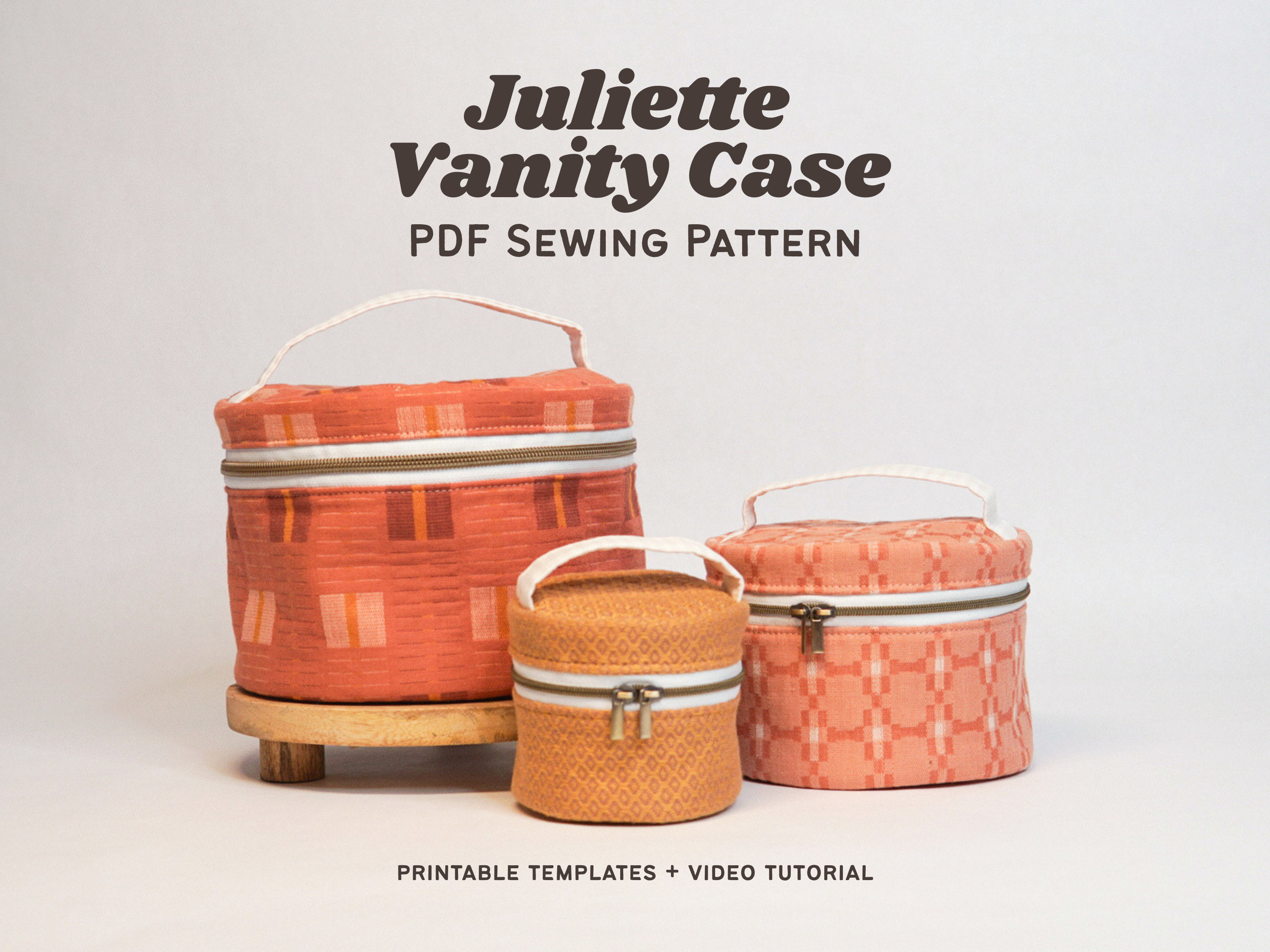 Juliette Vanity Bag PDF Sewing Pattern
