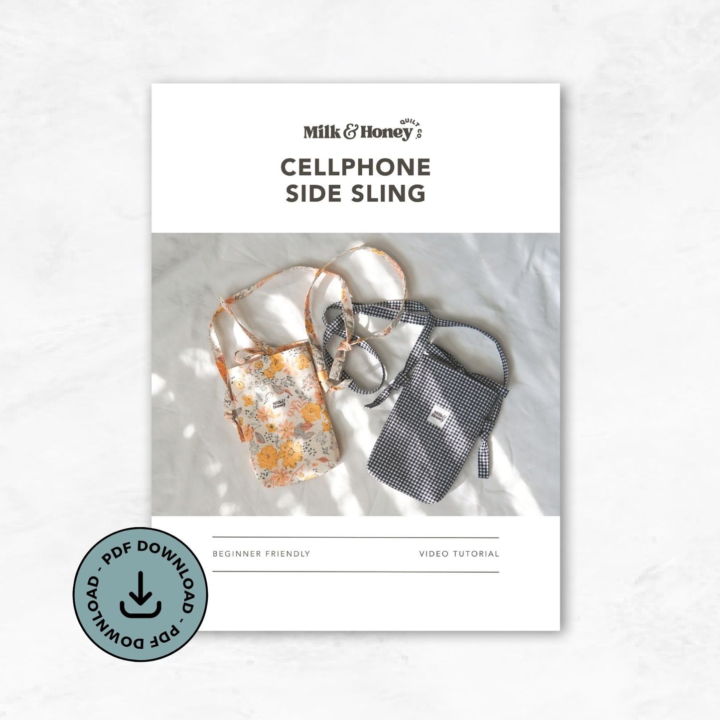 Cell Phone Side Sling PDF Pattern