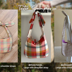 Knotted Shoulder Tote PDF Pattern