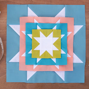 Sawtooth Star Quilt Block PDF Pattern