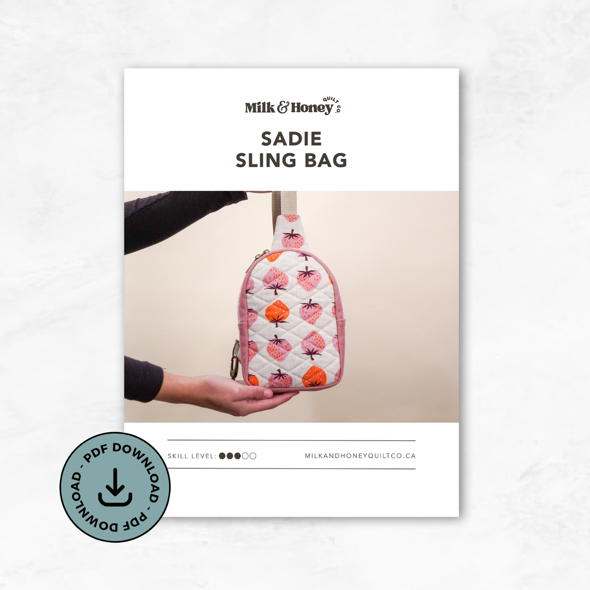 Sadie Sling Bag PDF Sewing Pattern