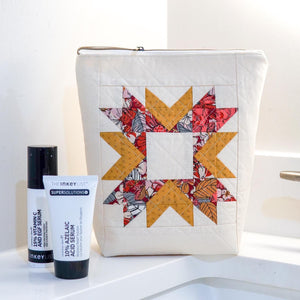 Starburst Toiletry Bag PDF Pattern
