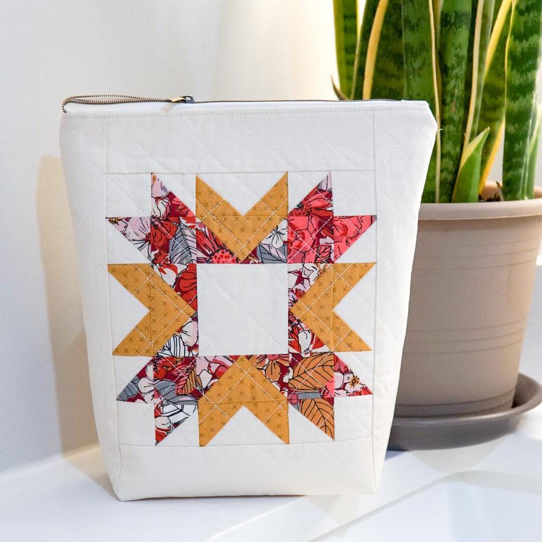 Starburst Toiletry Bag PDF Pattern